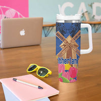 Netherlands Lion Tumbler With Handle Tulip And Windmill