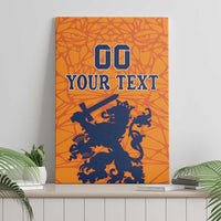 Custom Netherlands Football Canvas Wall Art Holland Lion