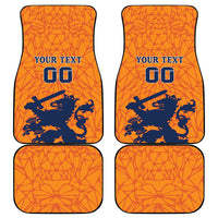 Custom Netherlands Football Car Mats Holland Lion