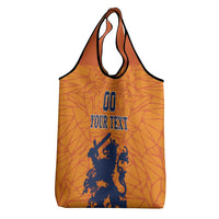 Custom Netherlands Football Grocery Bag Holland Lion