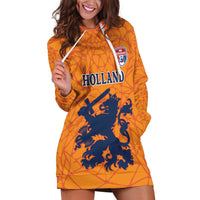 Custom Netherlands Football Hoodie Dress Holland Lion