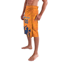 Custom Netherlands Football Lavalava Holland Lion