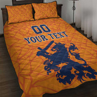 Custom Netherlands Football Quilt Bed Set Holland Lion