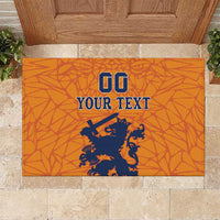 Custom Netherlands Football Rubber Doormat Holland Lion