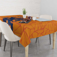 Custom Netherlands Football Tablecloth Holland Lion