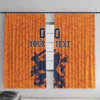 Custom Netherlands Football Window Curtain Holland Lion