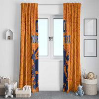 Custom Netherlands Football Window Curtain Holland Lion