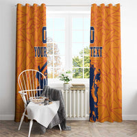 Custom Netherlands Football Window Curtain Holland Lion