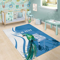 Personalized Guatemala Independence Day Area Rug Since 1821 With Quetzal Bird - Wonder Print Shop