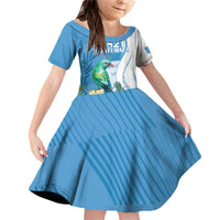 Personalized Guatemala Independence Day Family Matching Off Shoulder Short Dress and Hawaiian Shirt Since 1821 With Quetzal Bird - Wonder Print Shop