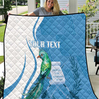 Personalized Guatemala Independence Day Quilt Since 1821 With Quetzal Bird - Wonder Print Shop