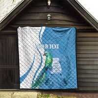 Personalized Guatemala Independence Day Quilt Since 1821 With Quetzal Bird - Wonder Print Shop
