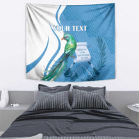 Personalized Guatemala Independence Day Tapestry Since 1821 With Quetzal Bird - Wonder Print Shop