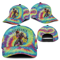 Lithuania Basketball Skeleton 1992 Classic Cap Tie Dye Pattern - Wonder Print Shop
