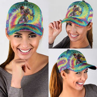 Lithuania Basketball Skeleton 1992 Classic Cap Tie Dye Pattern - Wonder Print Shop