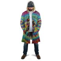 Custom Lithuania Basketball Skeleton 1992 Cloak Tie Dye Pattern - Wonder Print Shop