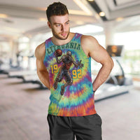 Custom Lithuania Basketball Skeleton 1992 Men Tank Top Tie Dye Pattern - Wonder Print Shop