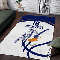 Cyprus Basketball Custom Area Rug Go Champion - Wonder Print Shop