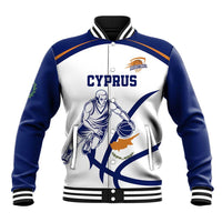 Cyprus Basketball Custom Baseball Jacket Go Champion - Wonder Print Shop