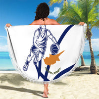 Cyprus Basketball Custom Beach Blanket Go Champion - Wonder Print Shop