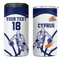 Cyprus Basketball Custom 4 in 1 Can Cooler Tumbler Go Champion - Wonder Print Shop