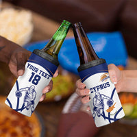 Cyprus Basketball Custom 4 in 1 Can Cooler Tumbler Go Champion - Wonder Print Shop