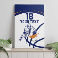 Cyprus Basketball Custom Canvas Wall Art Go Champion - Wonder Print Shop