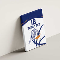 Cyprus Basketball Custom Canvas Wall Art Go Champion - Wonder Print Shop