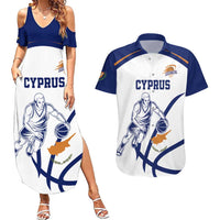 Cyprus Basketball Custom Couples Matching Summer Maxi Dress and Hawaiian Shirt Go Champion - Wonder Print Shop