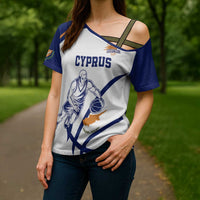 Cyprus Basketball Custom Cross Shoulder Shirt Go Champion - Wonder Print Shop