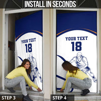 Cyprus Basketball Custom Door Cover Go Champion - Wonder Print Shop