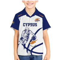 Cyprus Basketball Custom Family Matching Mermaid Dress and Hawaiian Shirt Go Champion - Wonder Print Shop