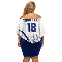 Cyprus Basketball Custom Family Matching Off Shoulder Short Dress and Hawaiian Shirt Go Champion - Wonder Print Shop