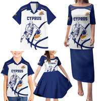 Cyprus Basketball Custom Family Matching Puletasi and Hawaiian Shirt Go Champion - Wonder Print Shop