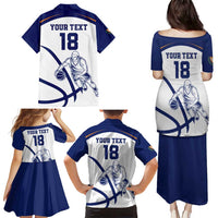 Cyprus Basketball Custom Family Matching Puletasi and Hawaiian Shirt Go Champion - Wonder Print Shop