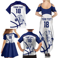 Cyprus Basketball Custom Family Matching Summer Maxi Dress and Hawaiian Shirt Go Champion - Wonder Print Shop