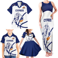 Cyprus Basketball Custom Family Matching Tank Maxi Dress and Hawaiian Shirt Go Champion - Wonder Print Shop