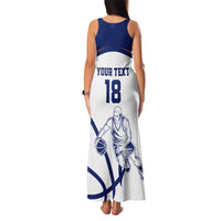 Cyprus Basketball Custom Family Matching Tank Maxi Dress and Hawaiian Shirt Go Champion - Wonder Print Shop
