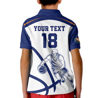 Cyprus Basketball Custom Kid Polo Shirt Go Champion - Wonder Print Shop