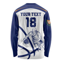Cyprus Basketball Custom Long Sleeve Shirt Go Champion - Wonder Print Shop