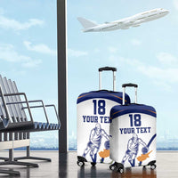 Cyprus Basketball Custom Luggage Cover Go Champion - Wonder Print Shop