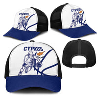 Cyprus Basketball Mesh Trucker Cap Go Champion - Wonder Print Shop