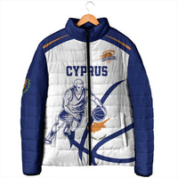 Cyprus Basketball Custom Padded Jacket Go Champion - Wonder Print Shop