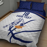 Cyprus Basketball Custom Quilt Bed Set Go Champion - Wonder Print Shop