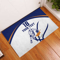 Cyprus Basketball Custom Rubber Doormat Go Champion - Wonder Print Shop
