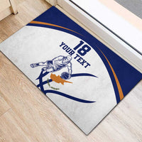 Cyprus Basketball Custom Rubber Doormat Go Champion - Wonder Print Shop