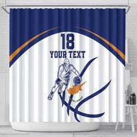 Cyprus Basketball Custom Shower Curtain Go Champion - Wonder Print Shop