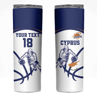 Cyprus Basketball Custom Skinny Tumbler Go Champion - Wonder Print Shop