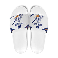 Cyprus Basketball Custom Slide Sandals Go Champion - Wonder Print Shop