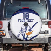 Cyprus Basketball Custom Spare Tire Cover Go Champion - Wonder Print Shop